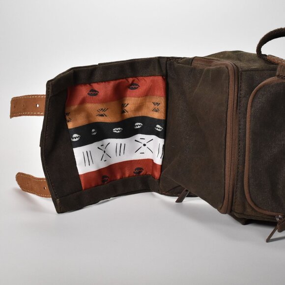 National Geographic NG A2210 Africa Series Medium Camera Case Brown Canvas MINT - Picture 5 of 9